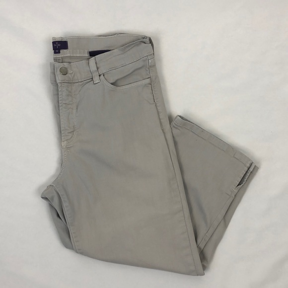 NYDJ Denim - NYDJ Gray Crop Jeans, Size 12